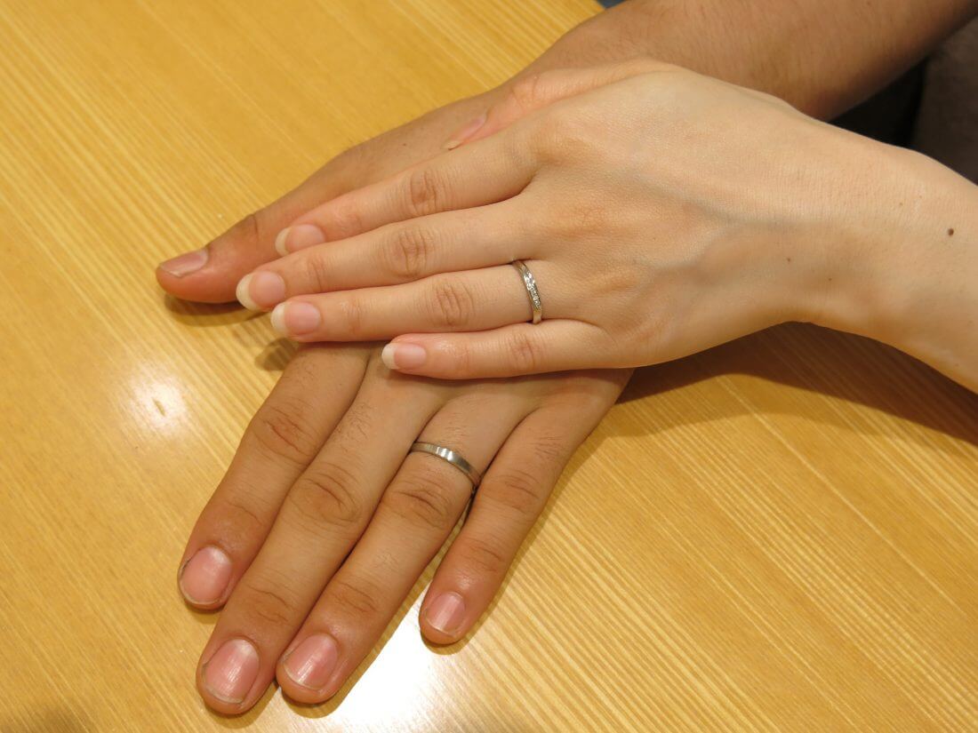 7割のカップルが選ぶ シンプル系結婚指輪 広島結婚準備ガイド Wako Bridal